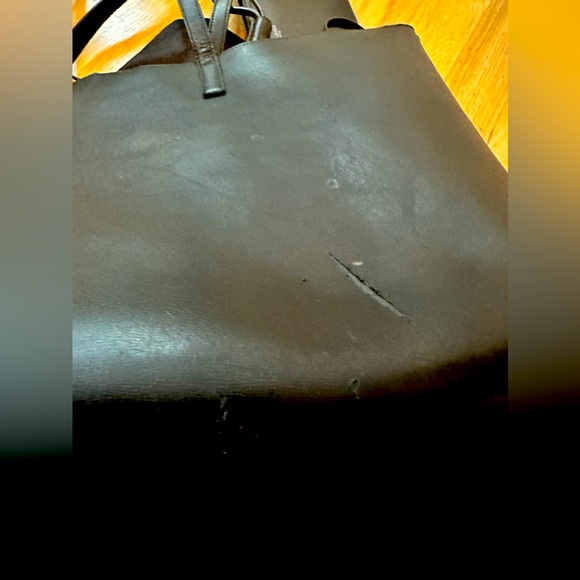 Yves Saint Laurent Perforated Logo Tote - Picture 7 of 10